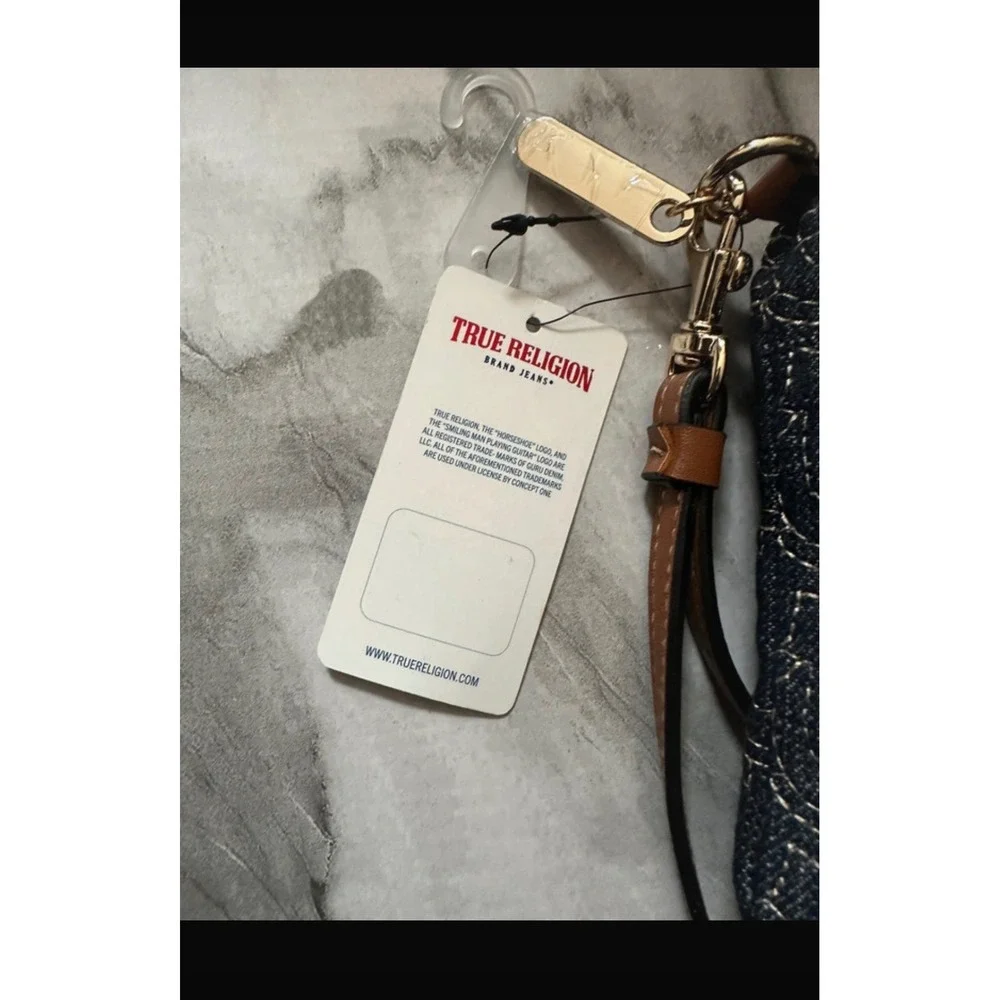 True Religion Denim Wristlet